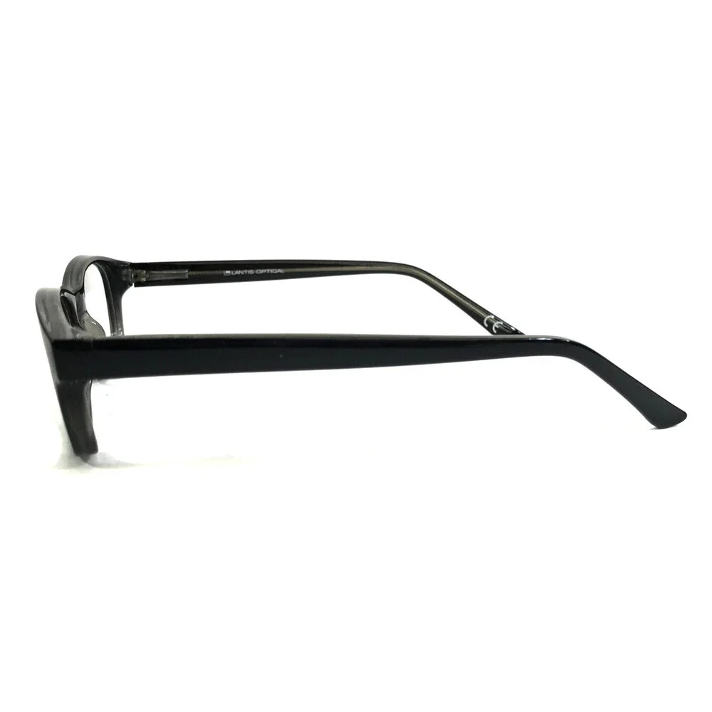 Lantis Optical Eyeglasses Frames CS L8018 BLK Black Rectangle Full Rim 45-16-130